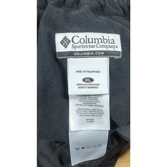 Columbia Black Ski Pants Size XL Men’s Water Proof Zipper Pockets Outdoor Wear - Picture 12 of 15
